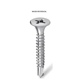 Tornillo Drywall Punta Broca #6-20x1 5/8 (100 unidades)