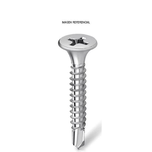 Tornillo Drywall Punta Broca #6-20x1 5/8 (100 unidades)