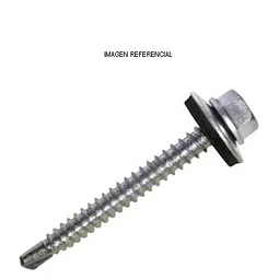 Autoperforante Hexagonal s/golilla Pta. Broca #12-14x2 ZBR (100 unidades)