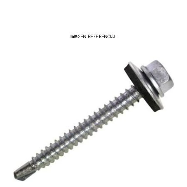 Autoperforante Hexagonal s/golilla Pta. Broca #12-14x2 ZBR (100 unidades)
