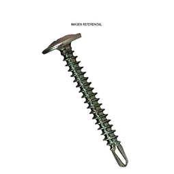 Tornillo Cabeza Lenteja c/golilla Pta. Broca 8x 1 1/4 zincado (100 unidades)