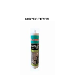 Silicona Blanca Acética c/fungicida 280ml (c/u)