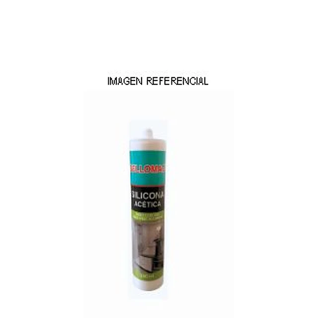 Silicona Blanca Acética c/fungicida 280ml (c/u)
