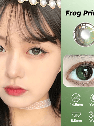 Lentes de contacto verdes oscuros