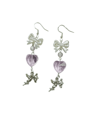 Aros Corazón de Angel - Coquette 