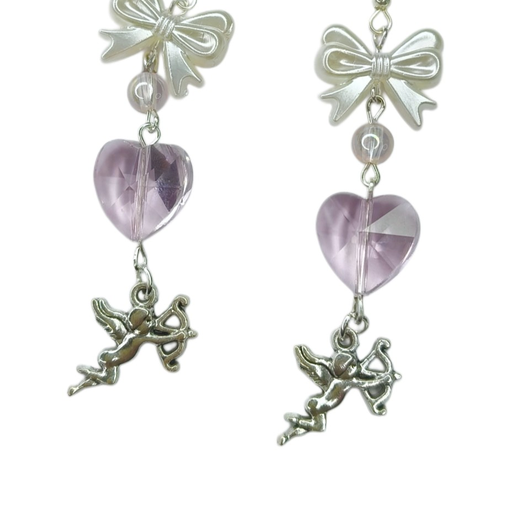 Aros Corazón de Angel - Coquette  2