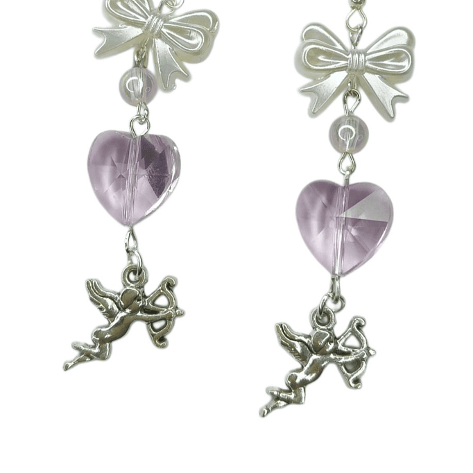 Aros Corazón de Angel - Coquette  2