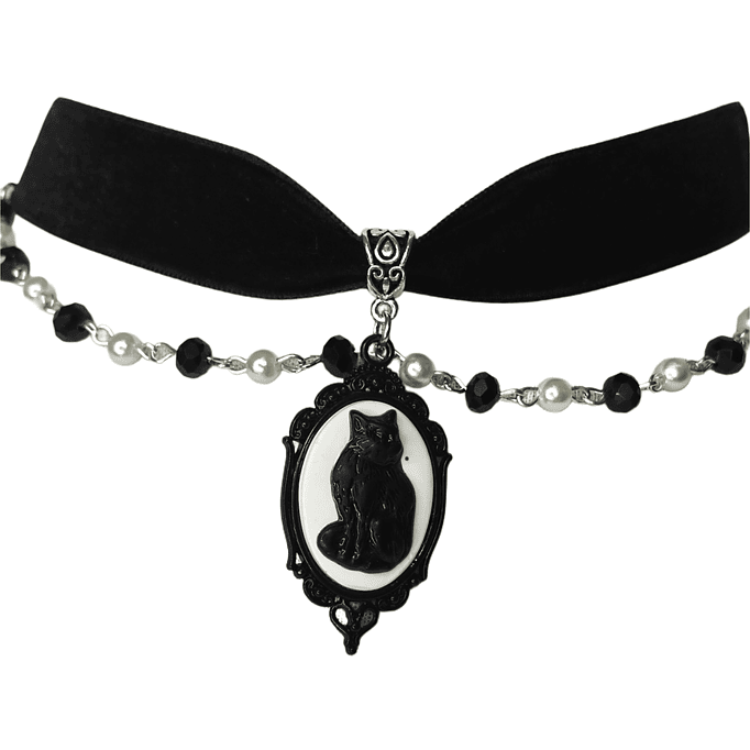 Choker Gargantilla Cat Noir  3