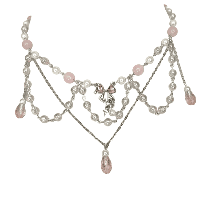 Collar cuentas triple Bijou de Rose - Coquette 1