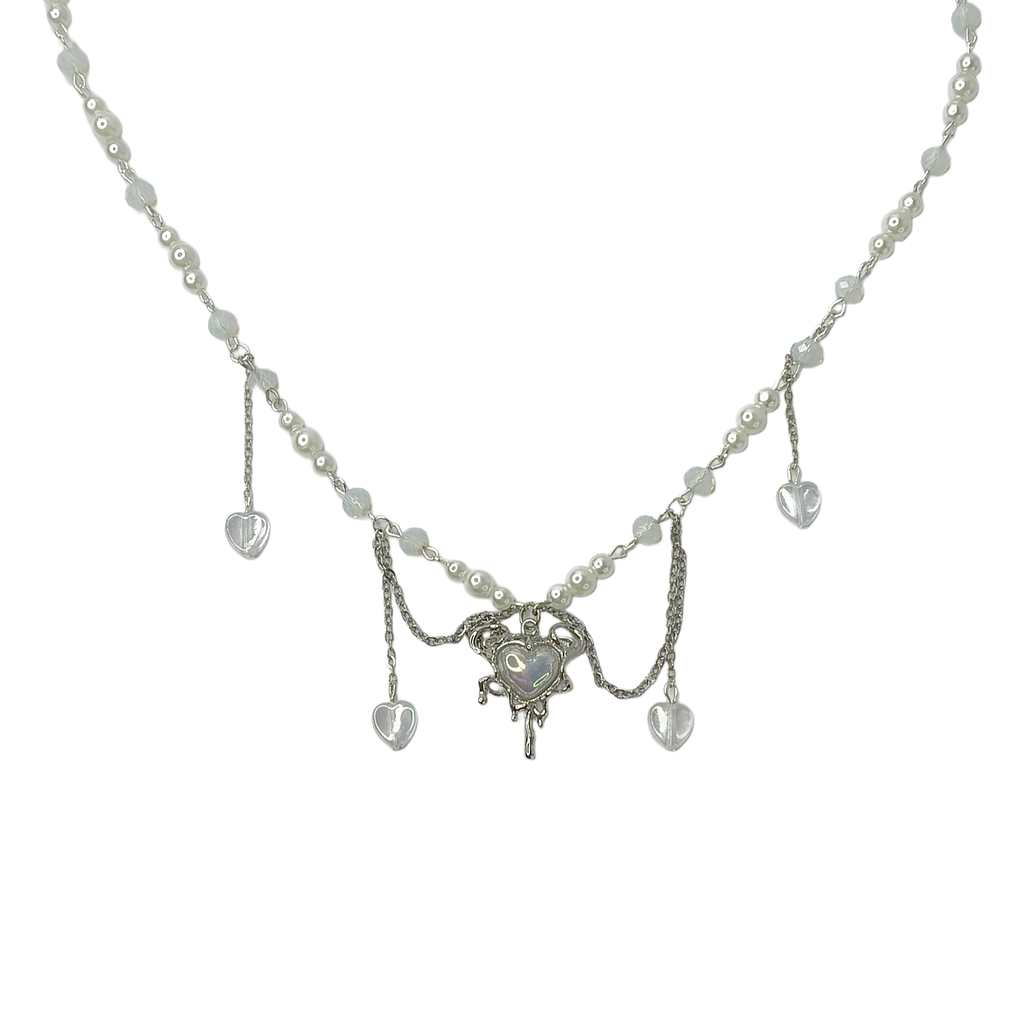 Collar corazón y2k  Cold Love  2