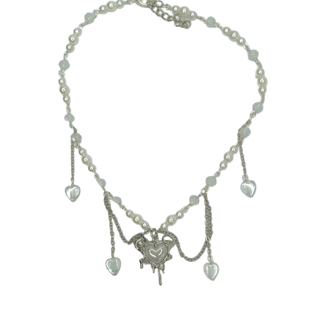 Collar corazón y2k  Cold Love  3