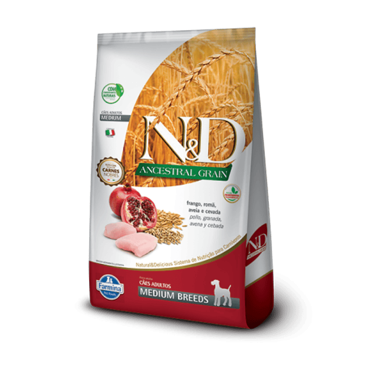 N&D Ancestral canine Adult medium 2,5KG 1