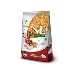 N&D Ancestral Grain Canine Adulto MEDIUM Pollo 10,1 Kg