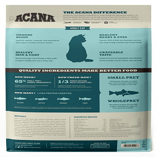 Acana Cat Bountiful Catch alimento para gato 1.8 KG
