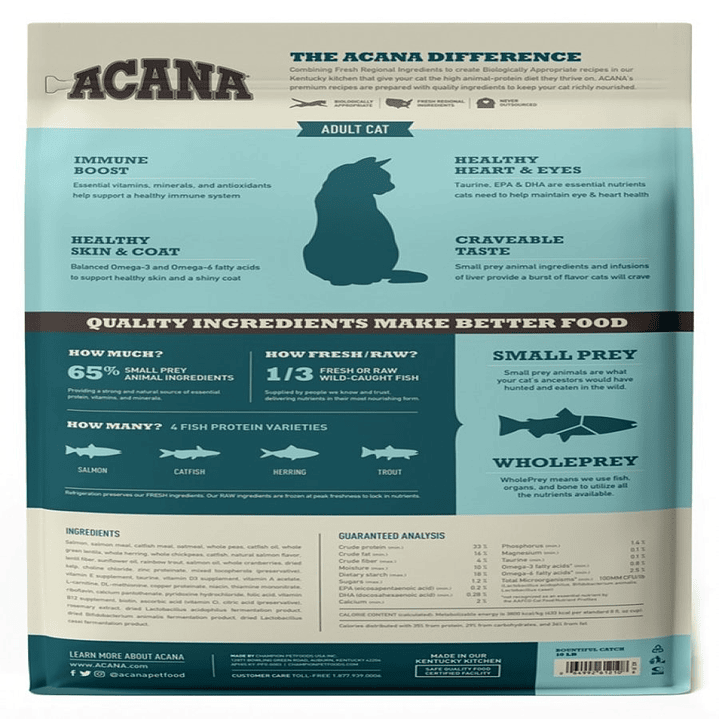 Acana Cat Bountiful Catch alimento para gato 1.8 KG 2