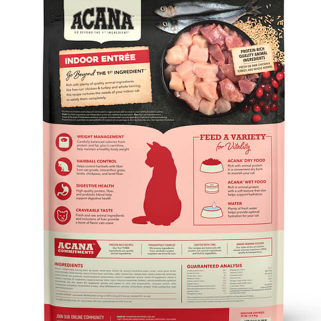 Acana Gato Adulto Indoor Entrée 1,8 Kg 2
