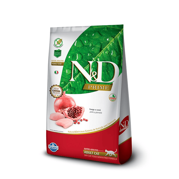 N&D Prime - Alimento para Gatos Adultos Pollo 1,5 Kg 1