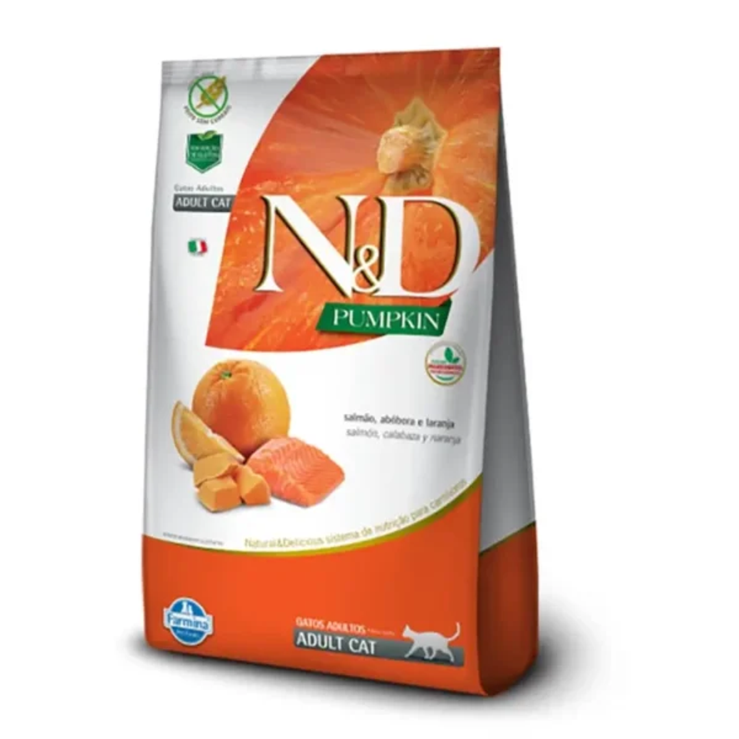 N&D Pumpkin Gato Adulto Salmon 1.5Kg 1