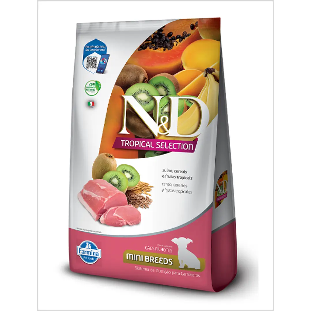 N&D Tropical Canine Puppy Mini Cerdo 2,5 Kg 1