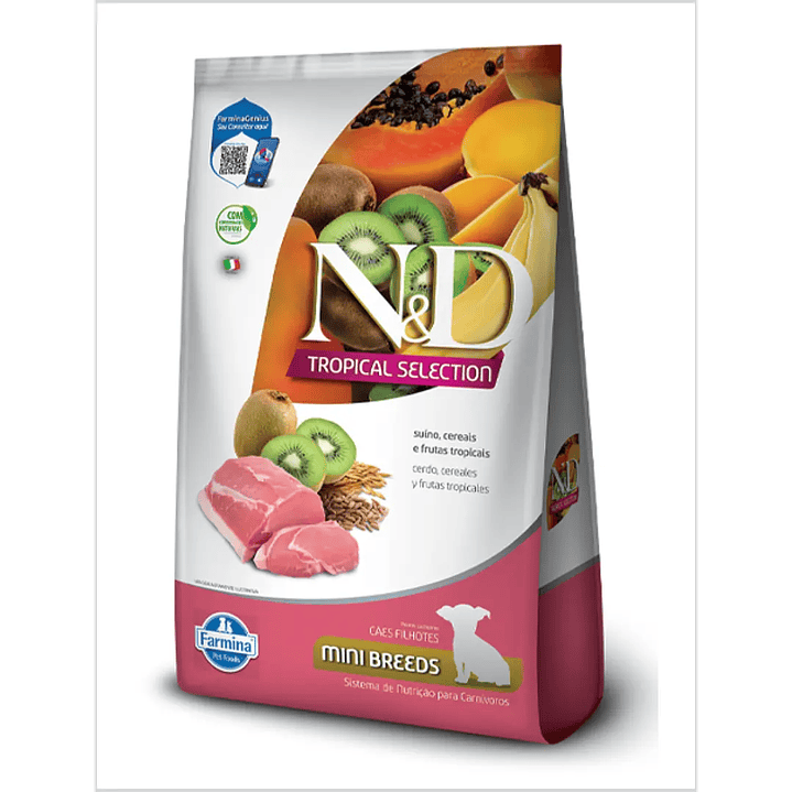 N&D Tropical Canine Puppy Mini Cerdo 2,5 Kg 1