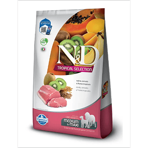 N&D Tropical Canine Adult Medium & Maxi Cerdo 12 Kg