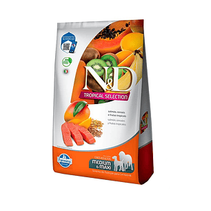 N&D Tropical Canine Adulto Salmon Medium/ Maxi 12kg