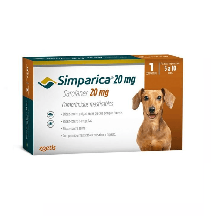 Simparica 1 Comprimido -- Perros 5 a 10 kgs 1