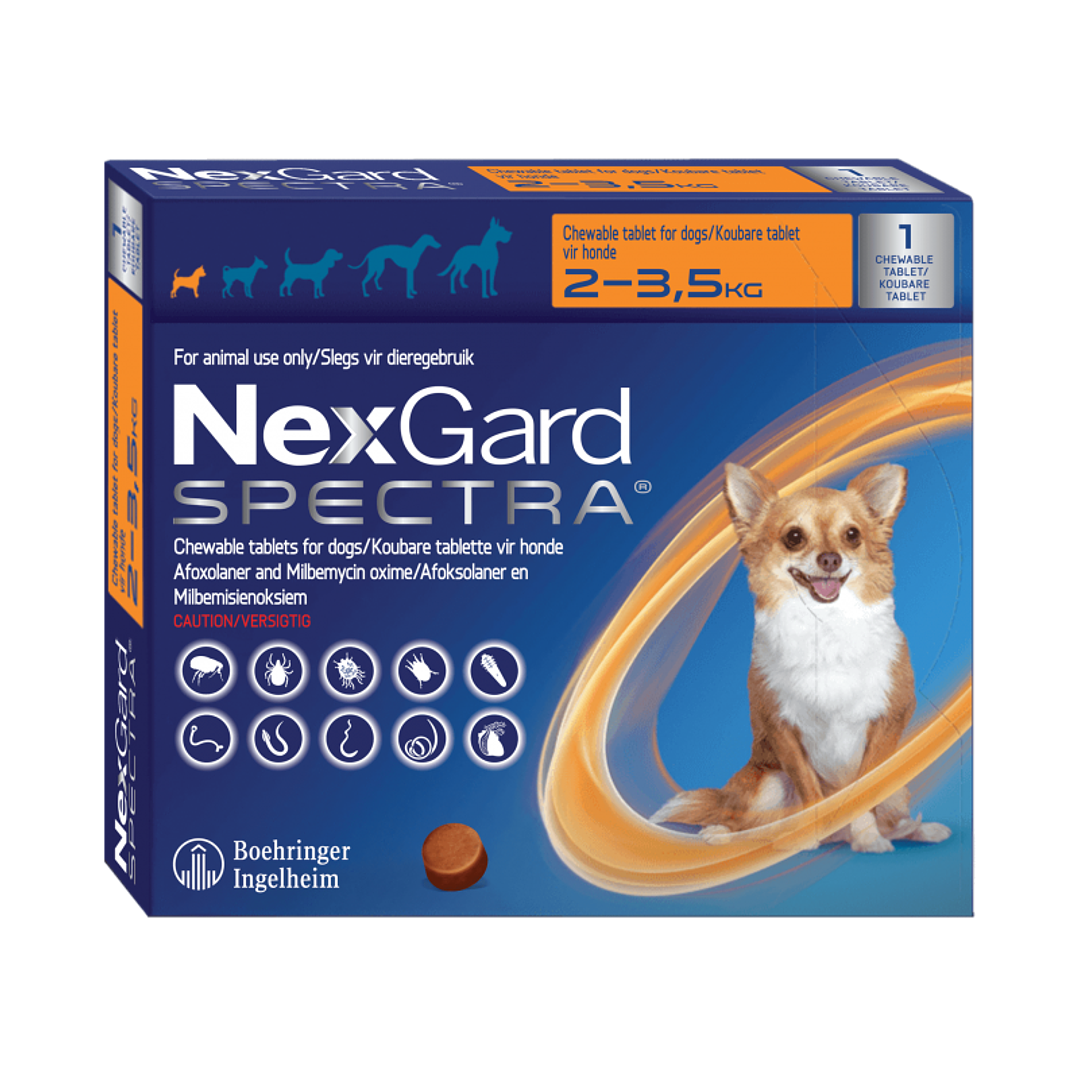 NexGard Spectra x 1 Tableta – Perros de 2 a 3,5 kg 1