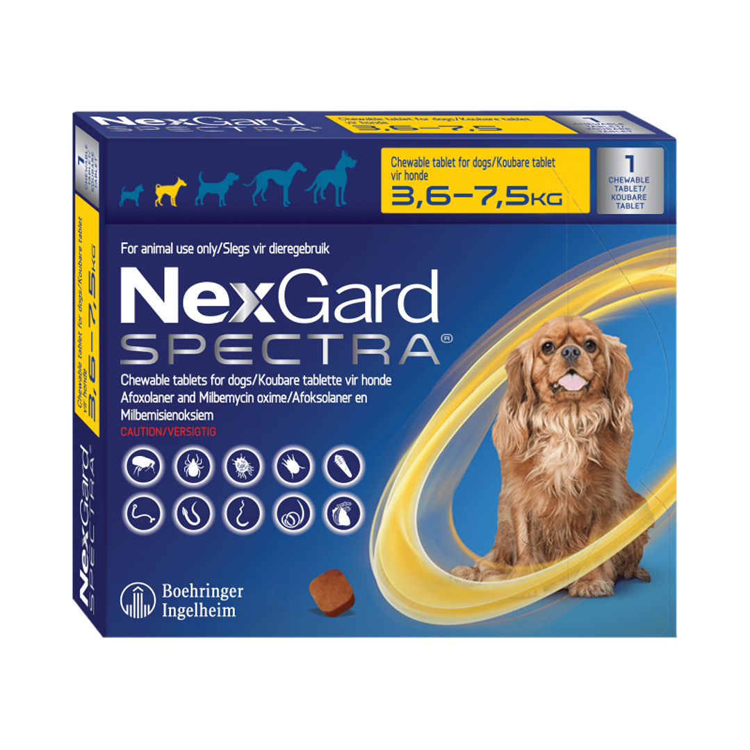 Nexgard spectra x 1 tab 3.6 a 7.5 kg 1