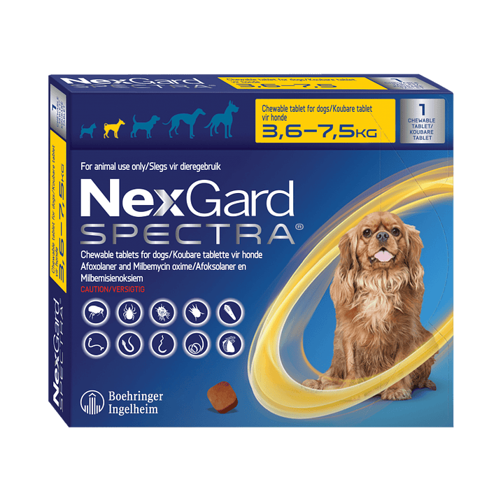 Nexgard spectra x 1 tab 3.6 a 7.5 kg 1
