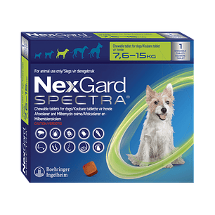 Nexgard spectra x 1 tab 7.6 a 15 kg