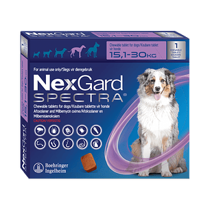 Nexgard spectra x 1 tab 15.1 a 30 kg
