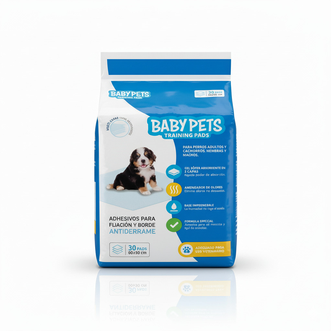 Baby Pets Sabanillas- Training Pads- 90x60 cms 30 Unidades 1