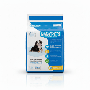 Baby Pets Sabanillas- Training Pads- 90x60 cms 30 Unidades
