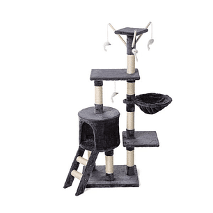 RASCADOR Tipo Arbol Azul 50x35x140 cm