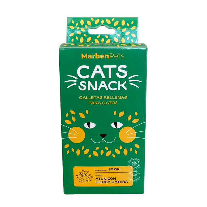 Cat Snack 80 gr Galletas Atun-Hierba Gatera 1