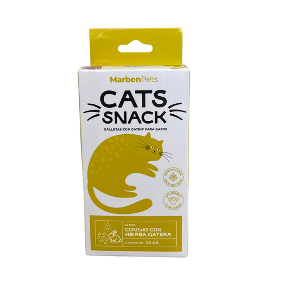 Cat Snack 80 gr Galleta Conejo-Hierba Gatera 1