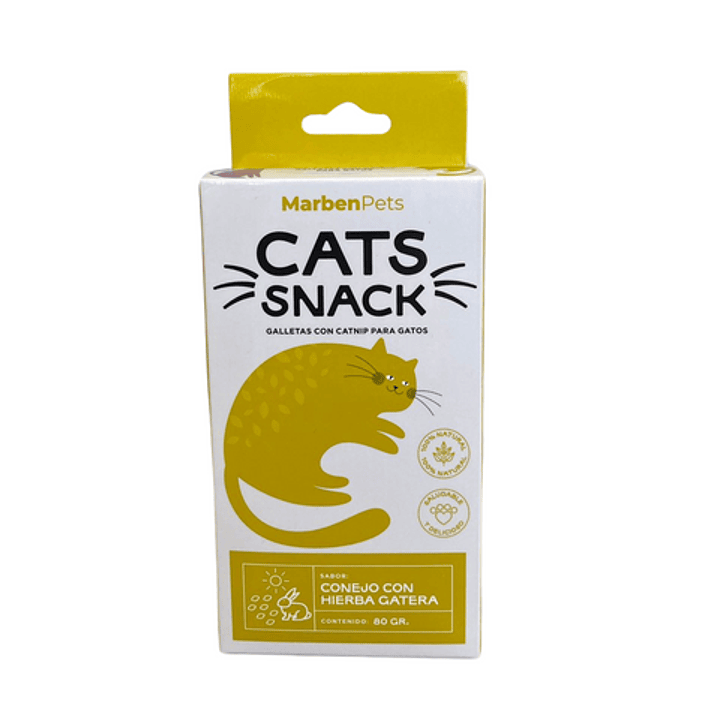 Cat Snack 80 gr Galleta Conejo-Hierba Gatera 1