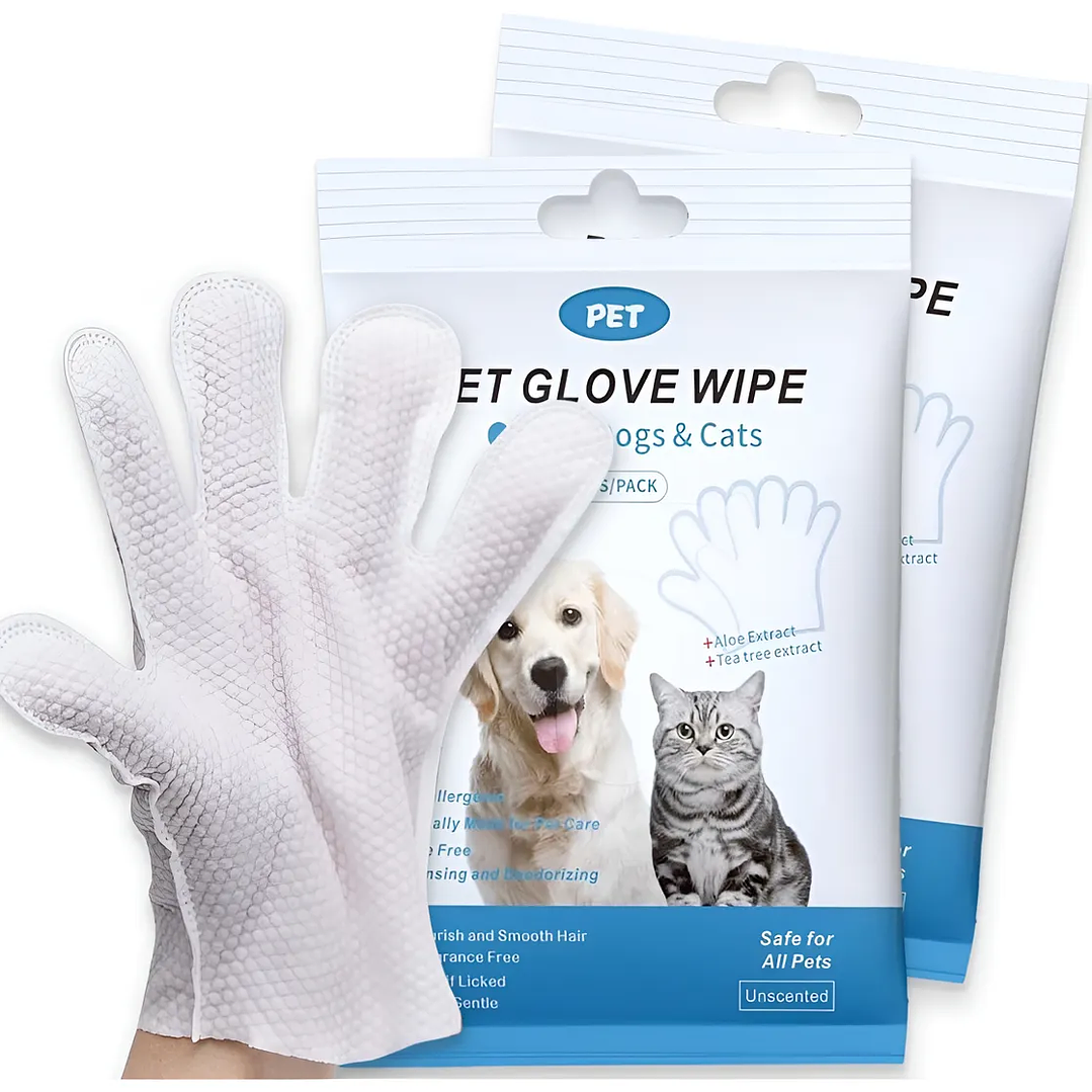Guante tipo toalla PET Glove Wipe 6 PCS/PACK - Limpieza General 1