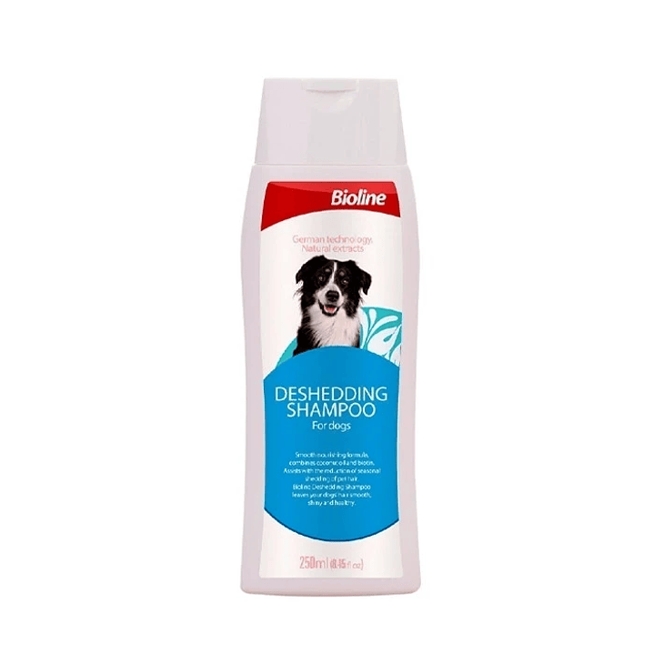 Bioline Shampoo & Acondicionador- Deshedding - 2 en 1 - DOG 250 ml 1