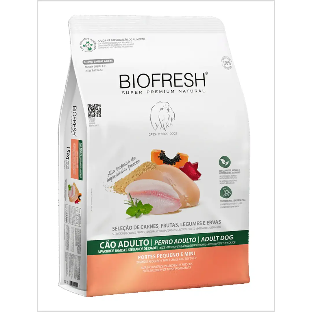 Biofresh Adulto Pequeño y Mini 3 kg 1