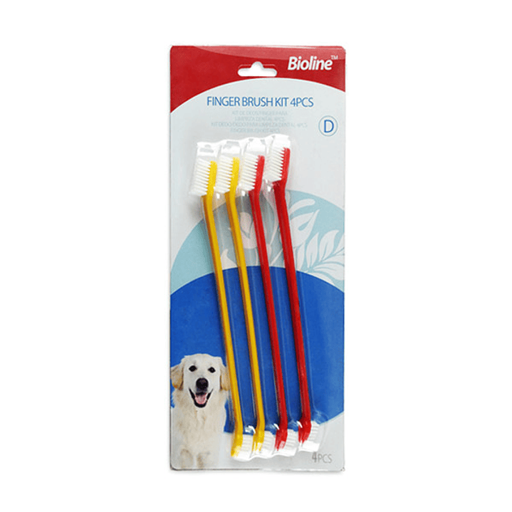 Bioline Set 4 Cepillos dobles 1