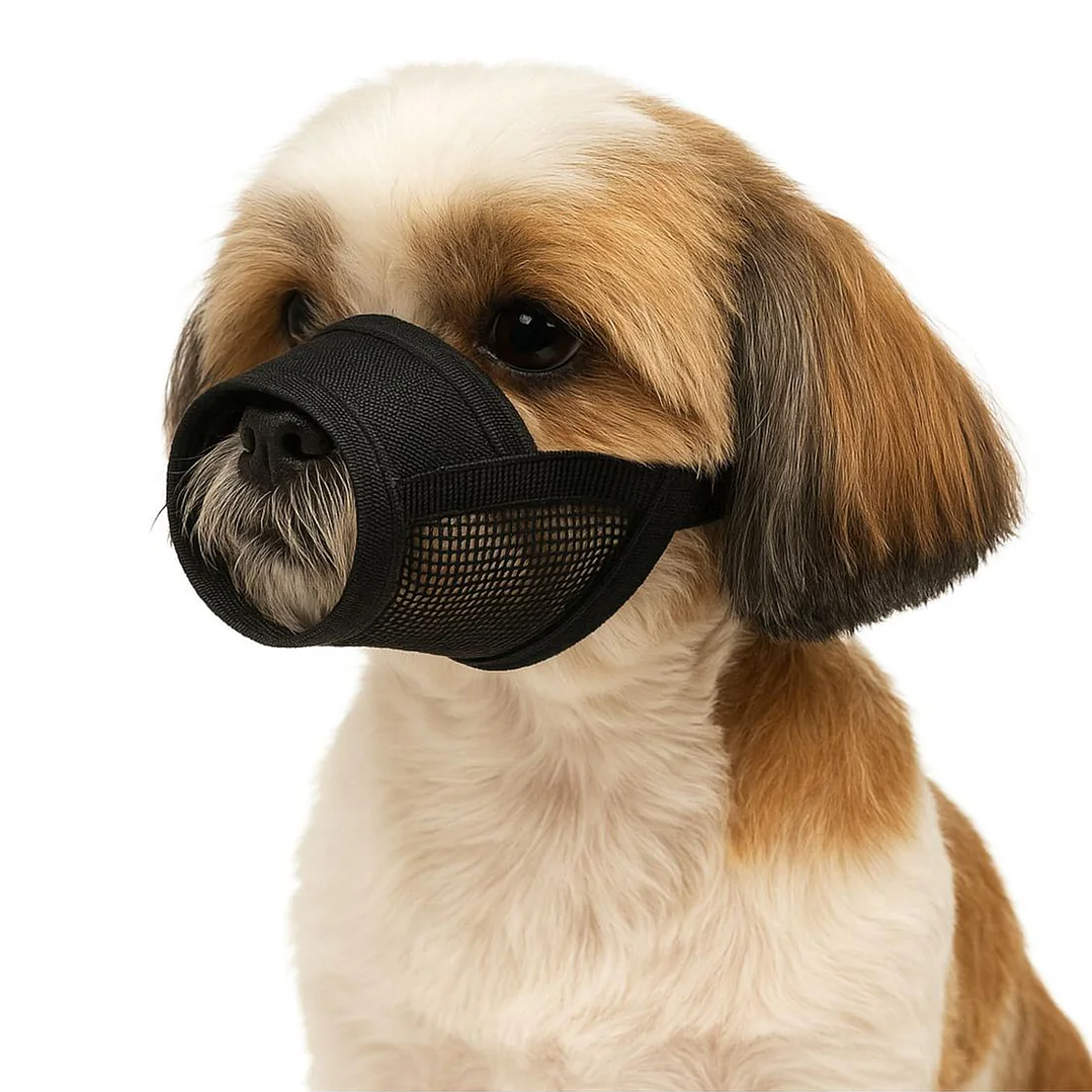 Marben Pets Bozal Nylon Talla M (AJUSTABLE) COLOR DORADO 3