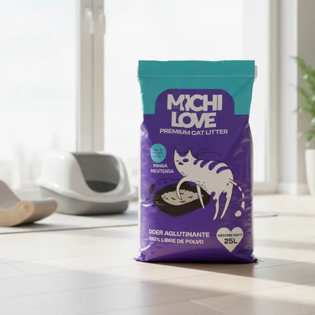 ARENA Michi LOVE - 20 Kg (Aglutinante-Olor Lavanda) 1