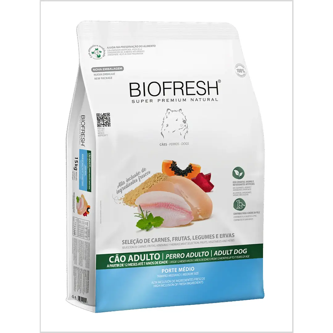 Biofresh Adulto Raza Mediana 3 kg 1