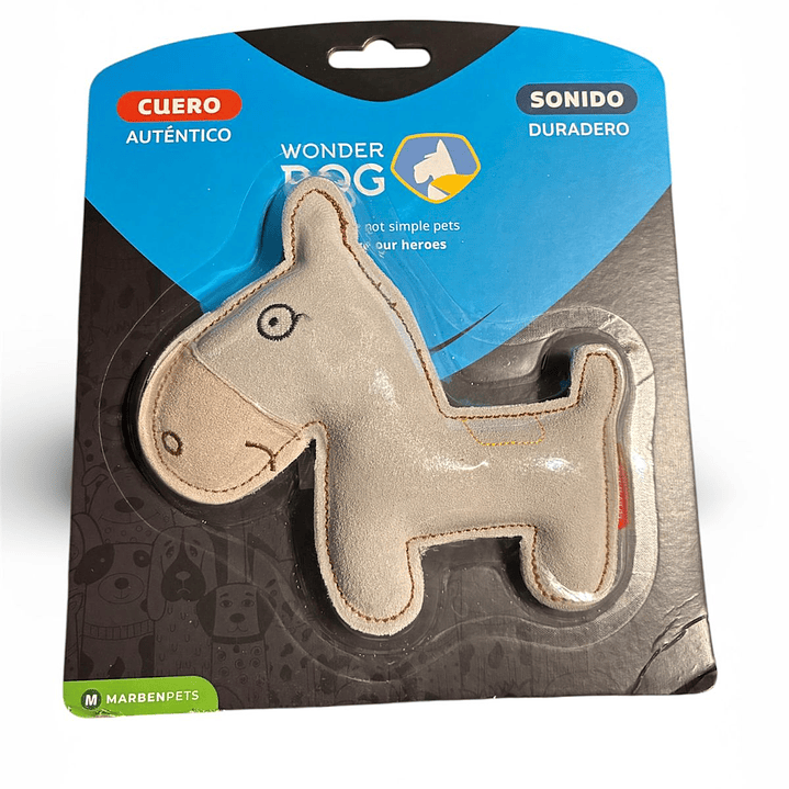 Juguete de Cuero para Morder Forma de Caballo – Wonder Dog 1