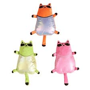 Wonder Cat Juguete Gato - Gato Estiloso con Catnip (ROSADO)