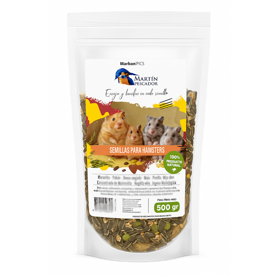 ALIMENTO MIX Semilllas Hamster 500 gr  1