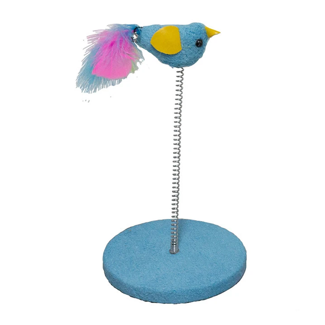 Rascador Wonder Cat Pajaro con plumas - 16 cm  1