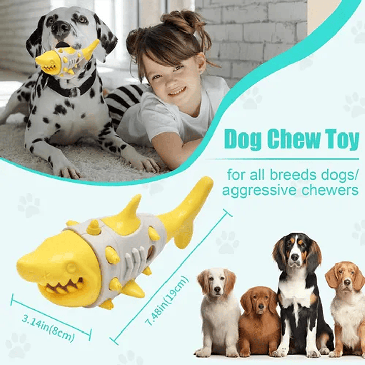 Juguete Para Perro Tiburón Para Morder 2
